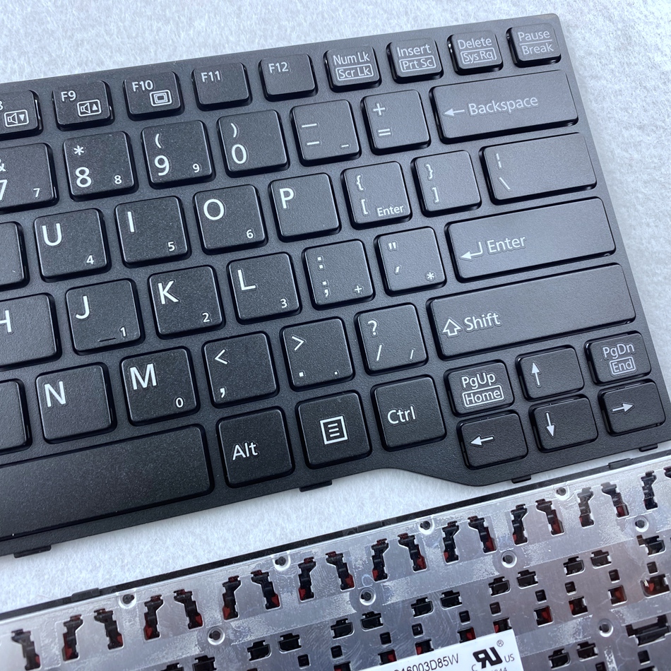 US Laptop Keyboard For Fujitsu Lifebook E733 E734 E743 E744 U745 E546 E547 E544 E736 E746 Series US Layout