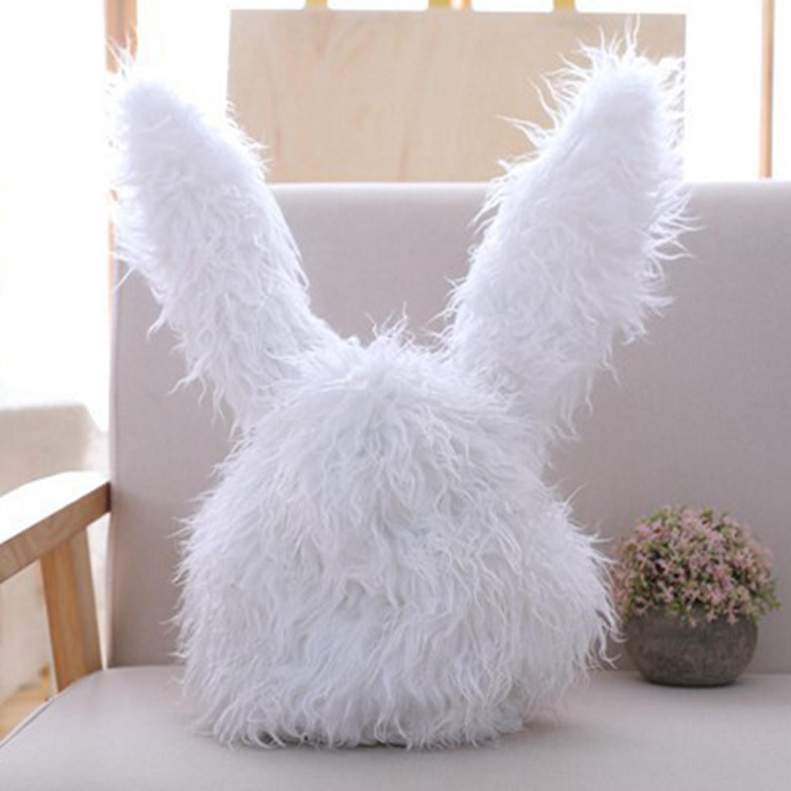 Cute Plush Long Rabbit Bunny Ear Hat Earflap Cap Head Warmer Costume Photo Prop