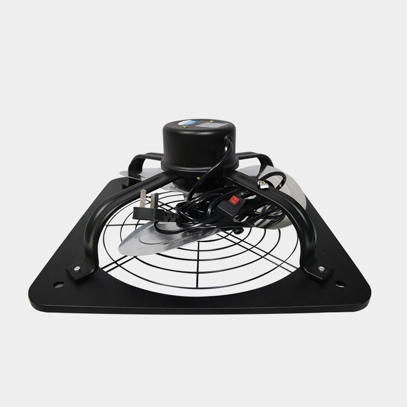 10Inch Krachtige Industriële Ventilatie Extractor Metalen Axiale Uitlaat Commerciële Air Blower Ventilator Voor Keuken Slaapkamer