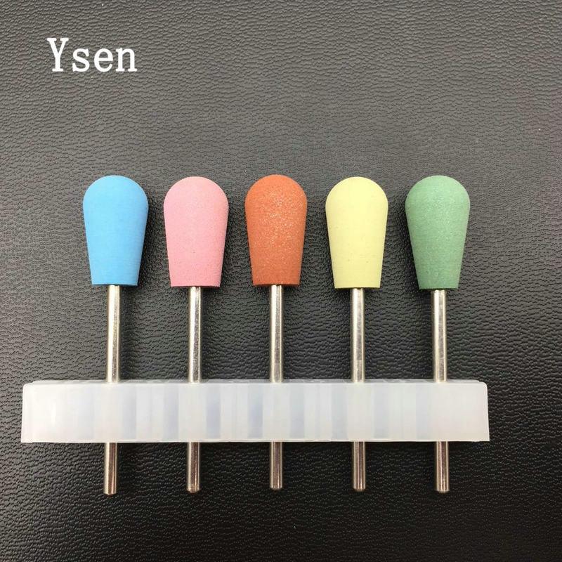 Brocas de unha de silicone de borracha, cabeça grande broca de unha amortecedor moinhos para manicure pedicure ferramentas de limpeza de cutícula removedor de pele