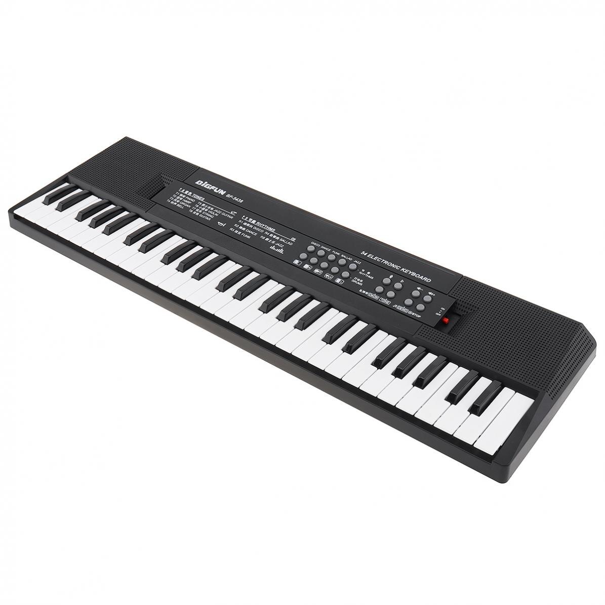54 Keys ABS Electronic Keyboard Piano Digital Music Key Board with Microphone Children Musical Enlightenment