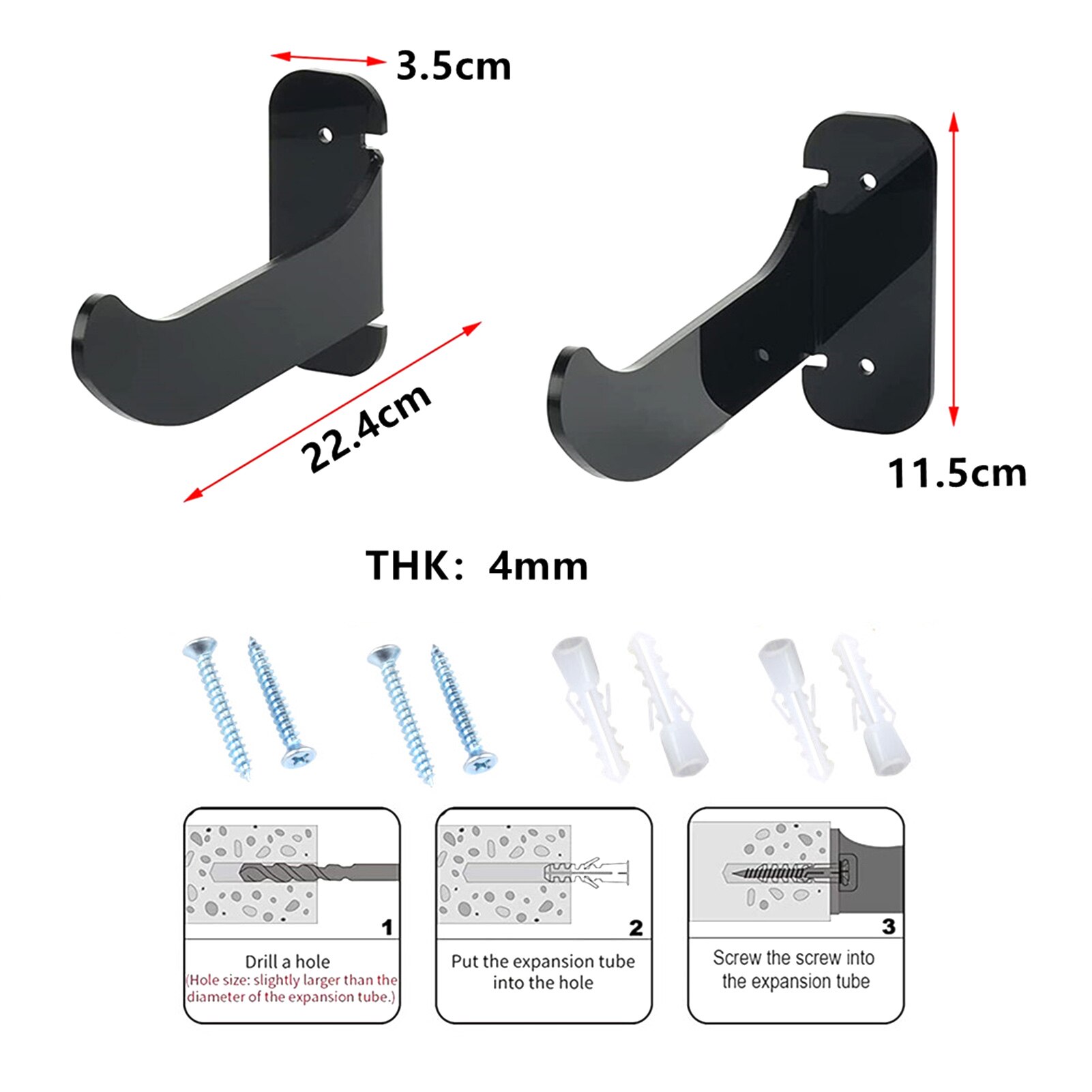 Wall Mount Foam Roller Storage Rack Stable Acrylic Towel Shelf Yoga Mat Holder For Fitness Class Home Gym Hanging Yoga Brick