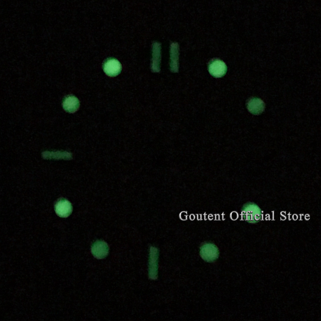 Groene Lichtgevende Goutent 31Mm Steriele Wijzerplaat Witte Wijzerplaat Fit Voor NH35 NH35A Nh36 Beweging Horloge Onderdelen Voor Mannen