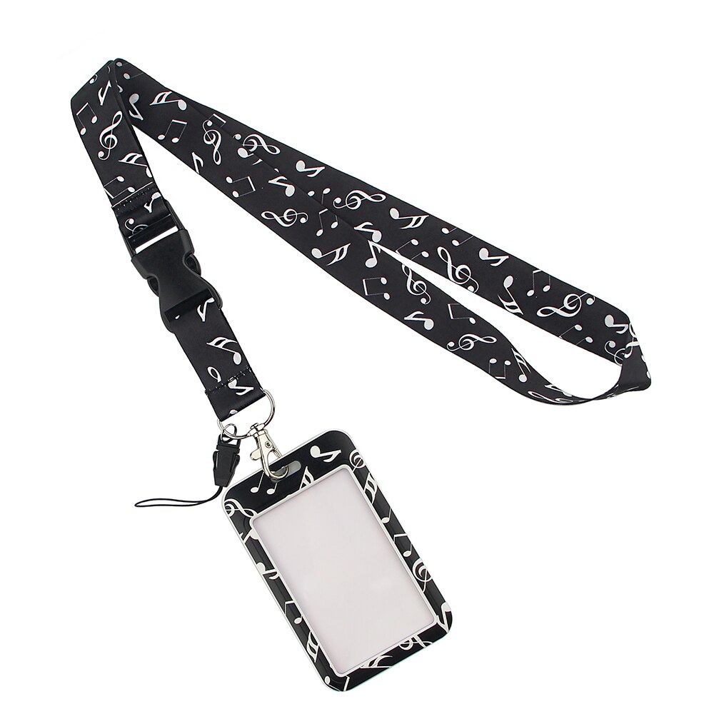 JF464 Musical Note Keychain Art Lanyard For Keys Keychain Lanyard Strap For Phone Accessories Lanyards Neck Strap Keyring