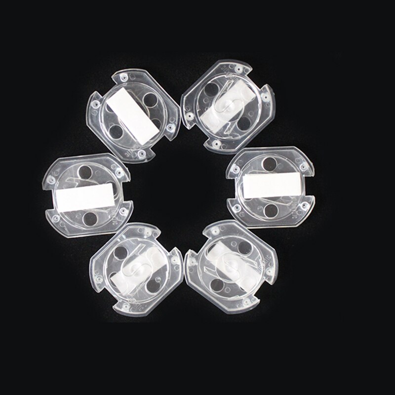 Plug Socket Cover Baby Proof Children Care Safety Protector Guard Mains Electrical Outlet Infant Kids Security Plastic Solid: 10pcs  transparent