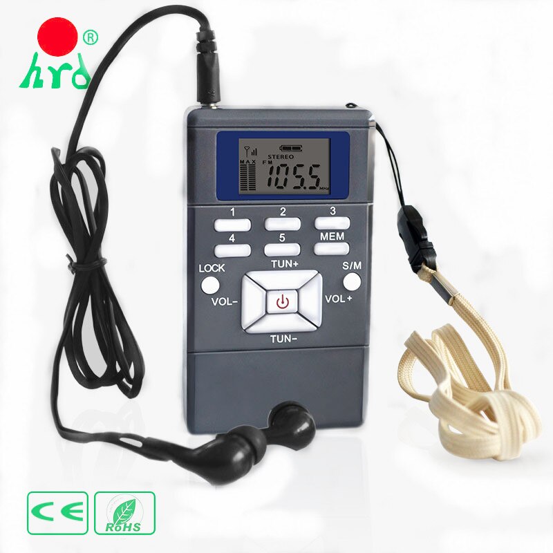 LED Display Digital FM Radio Mini Speaker Portable Receiver Display Dual Channel Single Band Music Player