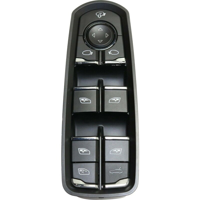 Window Control Switch Driver Passenger Side Button with Child Lock For Porsche Panamera Cayenne Macan 7PP959858MDML / RDML/ CDML: no Child Lock