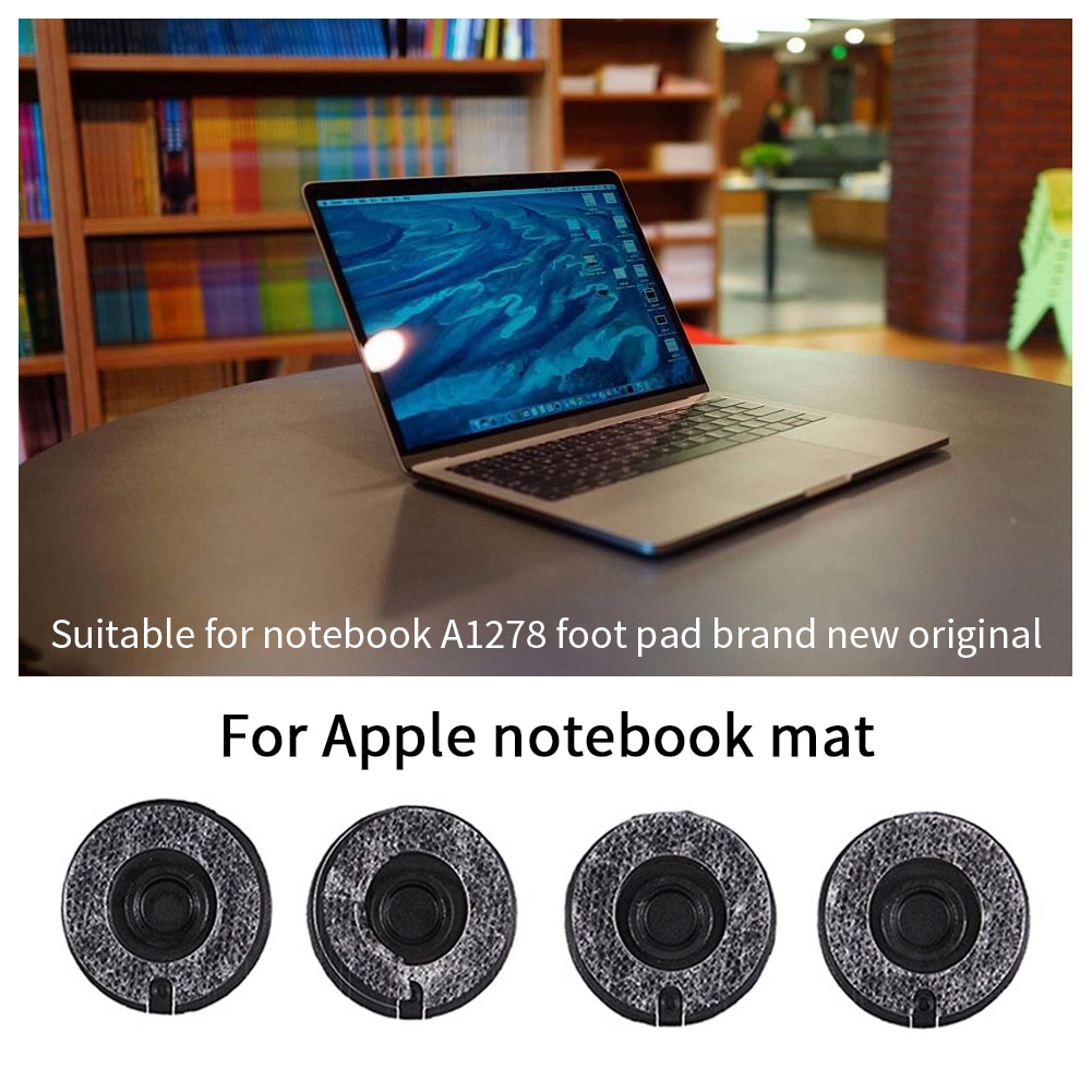 4x Durable Practical Multi-functional Classic Laptop Notebook Replacement Bottom Base Foot Pad for MacBook Pro