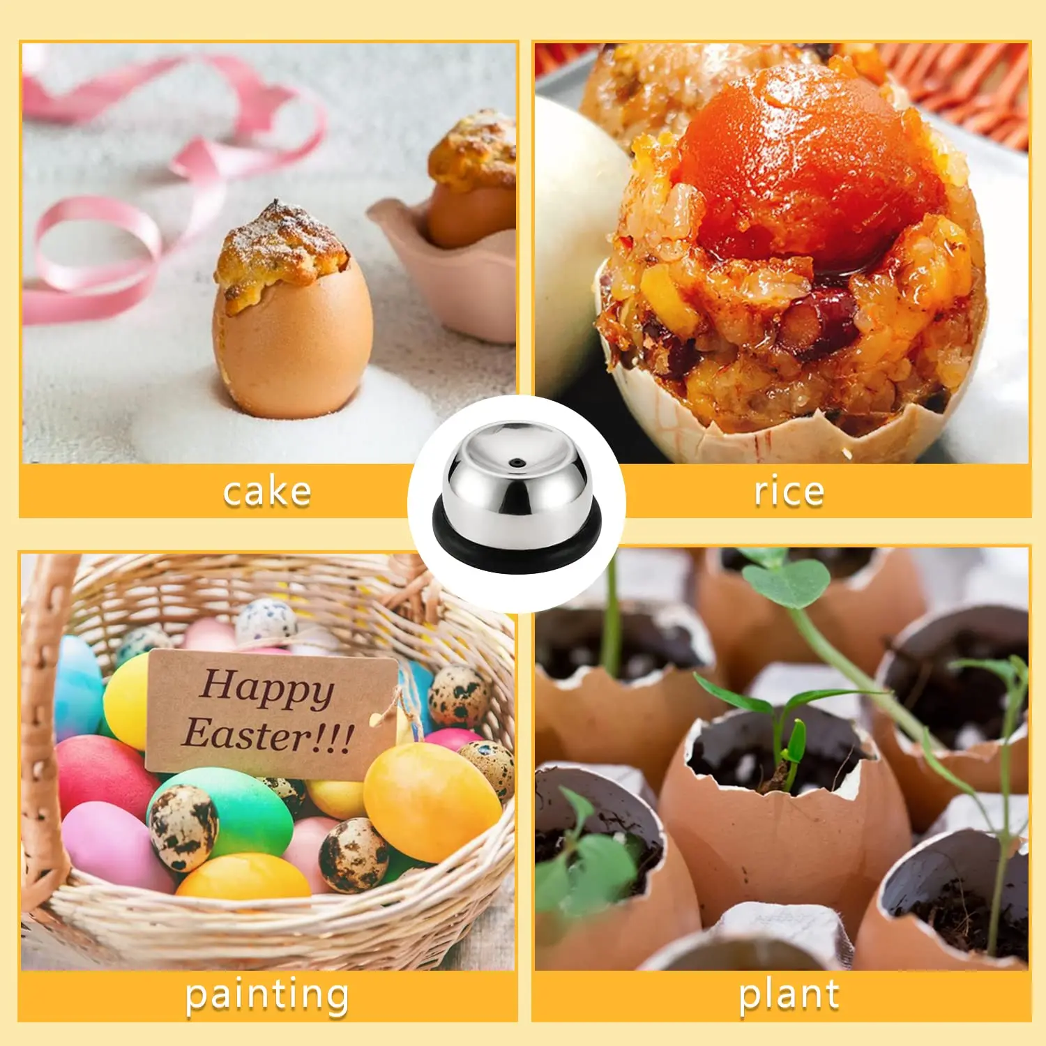 Egg Piercer, Stainless Steel Needle Egg Hole Puncher Eggs Poacher Endurance Hole Seperater Bakery Kitchen Tool
