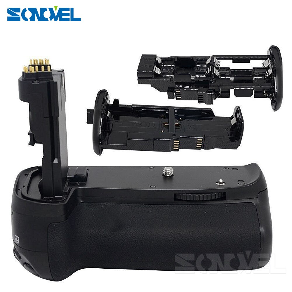 with LP-E6 Battery Meike MK-70D Vertical Battery Grip Holder For Canon EOS 70D 80D DSLR Camera as BG-E14