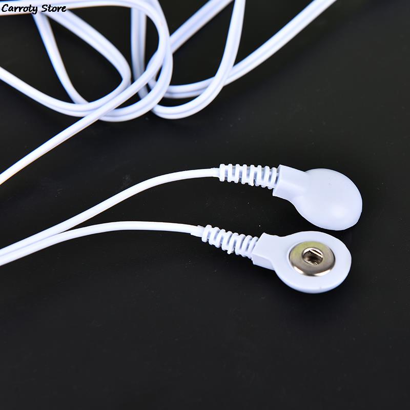 AACAR Electrode Lead Wires Connecting Cables for Digital TENS Therapy Machine Massager Electrode Wire Plug 2.5mm 4-way