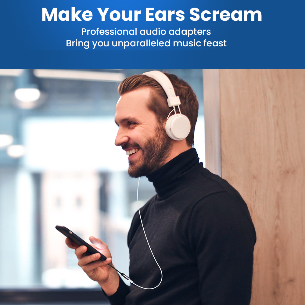 8-pins naar 3,5 mm jack AUX-kabel voor iPhone 14 13 12 11 8 7 X iPad Pro Mini Audio Splitter hoofdtelefoonadaptersnoer voor iOS 14 hierboven