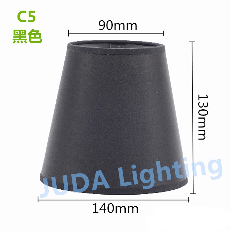 Modern chandelier lampshade light covers for E14 led bulbs lamp cover black white led pendant light lampshade decorative lights