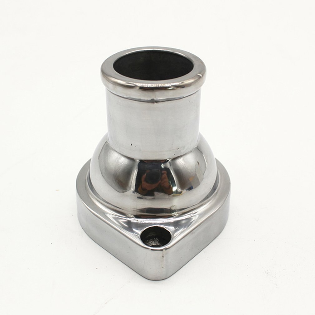 For Ls Polished Aluminum Straight Up Water Neck Metal Thermostat Housing for Ls1 Ls2 Ls7 Polished Hose-Straight 1 Set