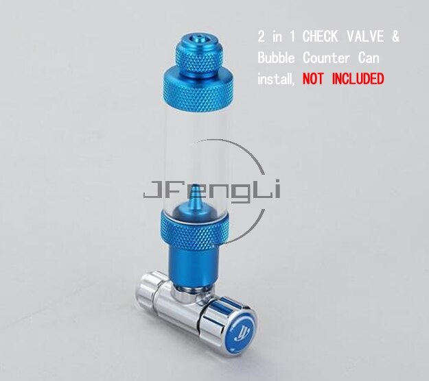 JFENGLI Buis naar Buis Aqurarium CO2 Regulator Valve Voor DIY CO2 Systeem