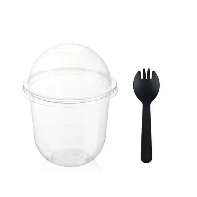50 bicchieri per budino con coperchi scatole di plastica gelato mousse dolce picnic festa imballaggio bicchieri da dolce con coperchio: Borgogna