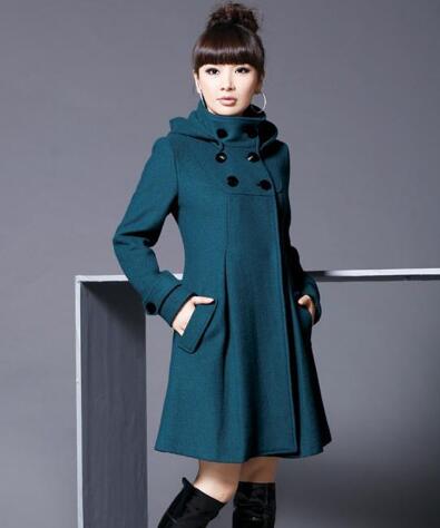 Autumn Winter Maternity Coat Maternity Clothing jacket trench Women Maternity outerwear maternity clothes Pregnant coat: sky blue / M
