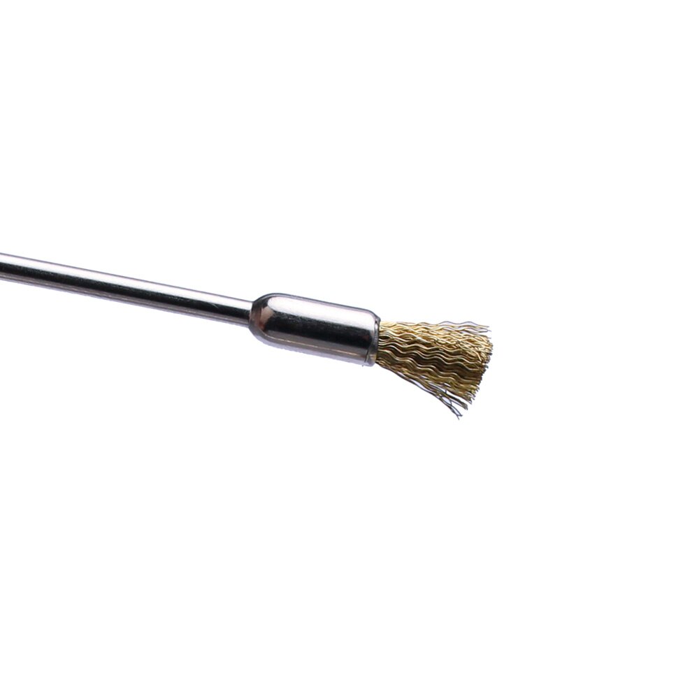 Brocas de Metal para uñas, Cepillo giratorio de 3/32 pulgadas para manicura, taladros eléctricos, herramientas de limpieza de alambre de cobre, accesorios de Arte de uñas, 1 ud.: MTS-1