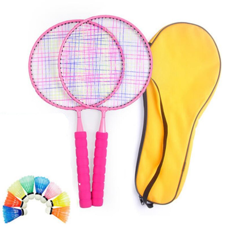 1Set Kunststoff Kinder Tennis Badminton Spielzeug Outdoor Indoor Sport Freizeit Spielzeug Schläger Eltern Kind Interaktive Spielzeug Kinder: 008