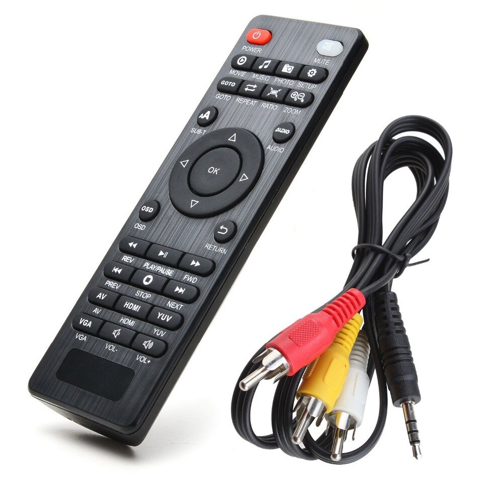 JEDX-reproductor multimedia para MP2506 Plus, Full HD, 1080p, disco duro SATA de 2,5 pulgadas, MKV, HDMI, AV, CX, USB, OTG, SD, AVI, RMVB RM