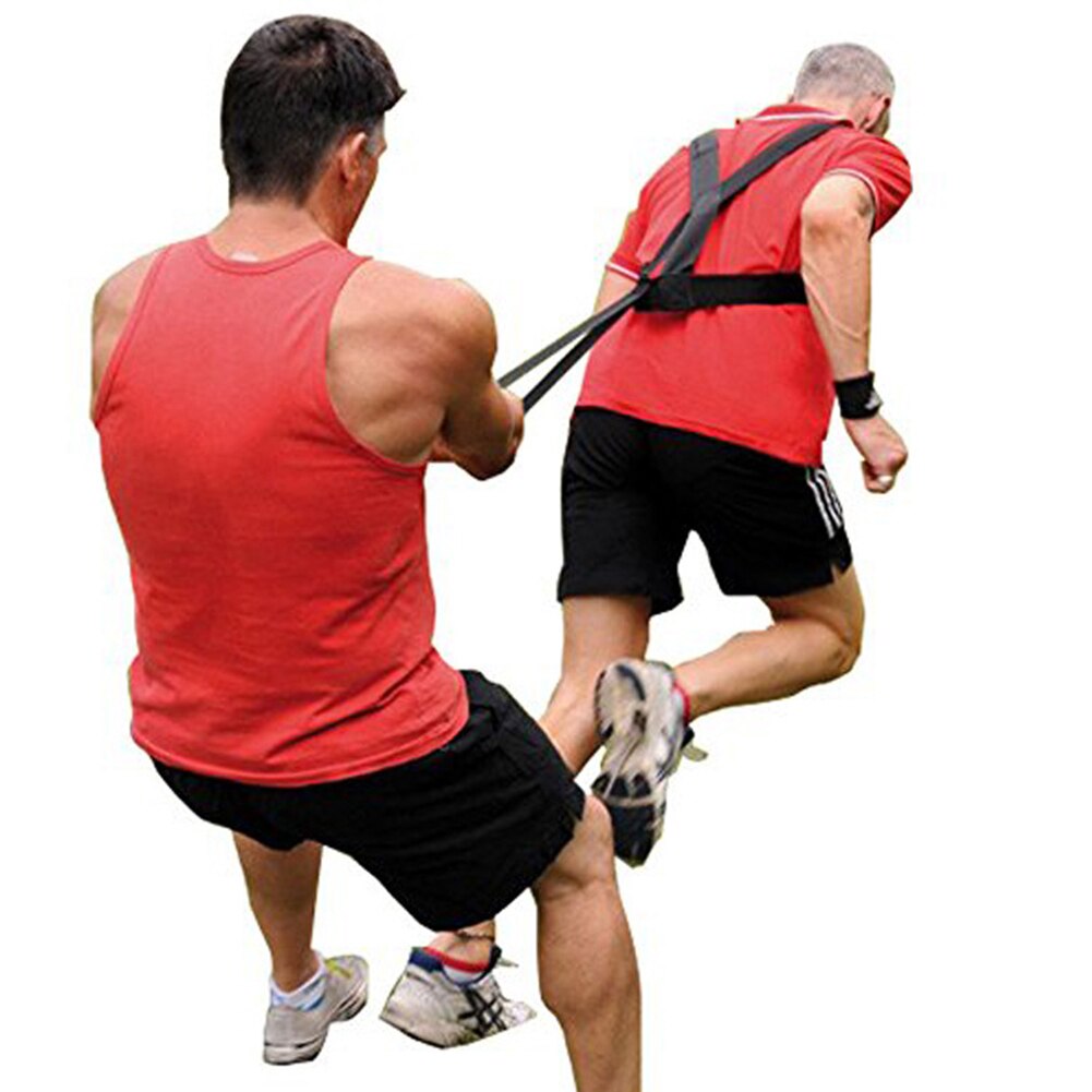 Sled Harness Resistance Training Adjustable Padded Shoulder Strap With Pulling Strap For Tire Pulling Speed Strength Training
