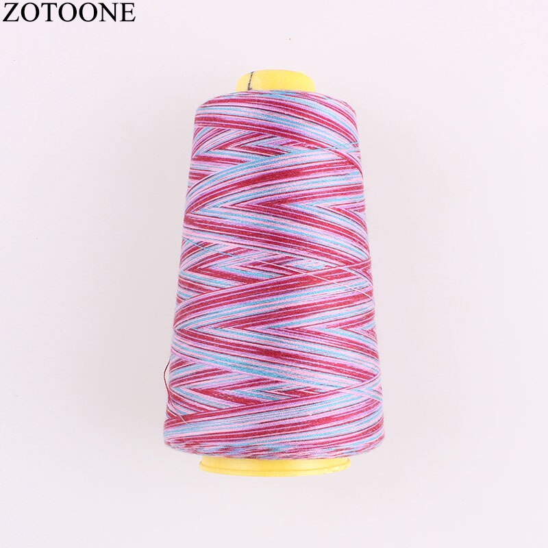 ZOTOONE Multicolor 40S/2 Polyester Sewing Thread 3000Y/Spool Industrial Sewing Thread Embroidery Hand Thread Machine Sewing Tool