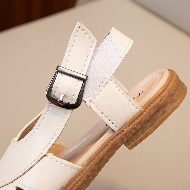 Children's Sandals Summer Middle and Big Children's Hollow Beach Shoes Girls' Sandals Soft Sole Boys' Casual Shoes