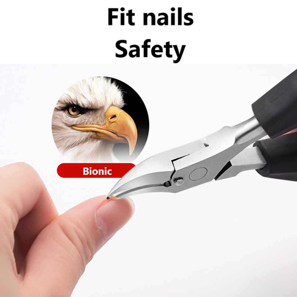 1 Pc Nail Art Clipper Nipper Manicure Vingernagel &amp; Teennagel Schaar Ingegroeide Dode Huid Tang Rvs Trimmen Care Tool