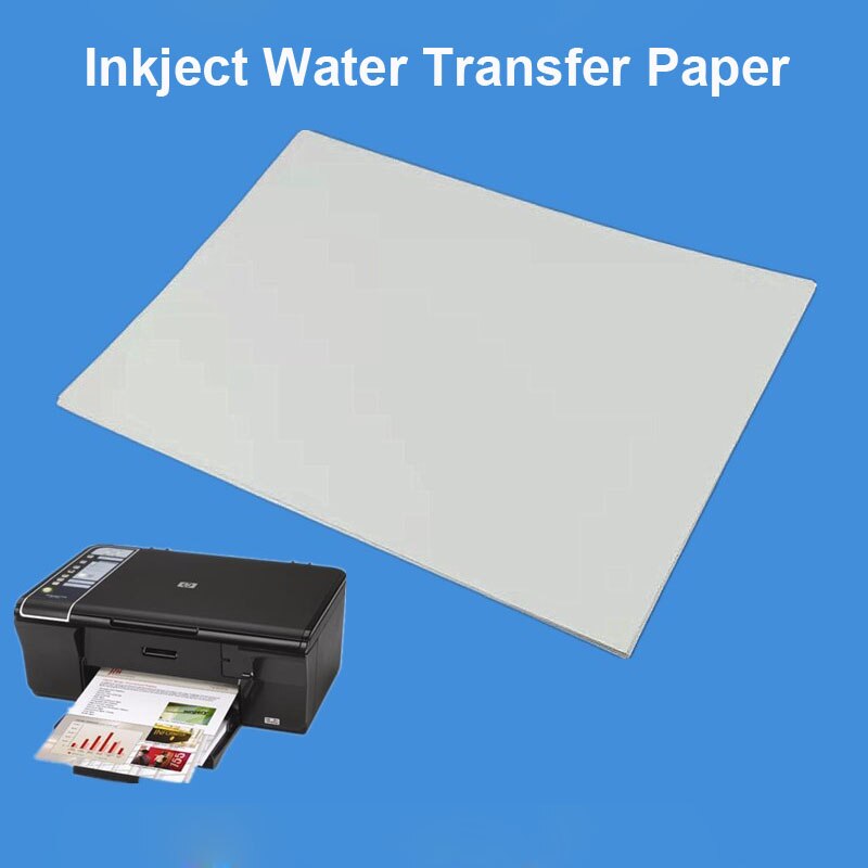 Transparent Waterslide Decal Paper for Inkjet Printer A4 Water Slide Transfer Printable Paper High Resolution DIY Cup