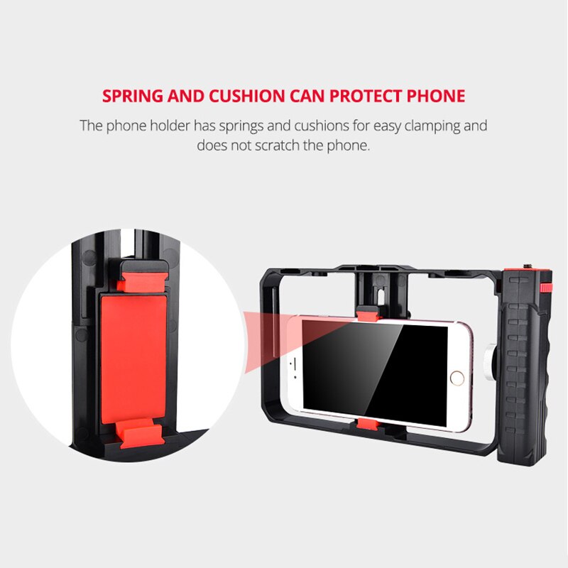 Video Camera Cage Stabilizer Film Making Rig for Cell Phone Handheld Bracket JHP-Best