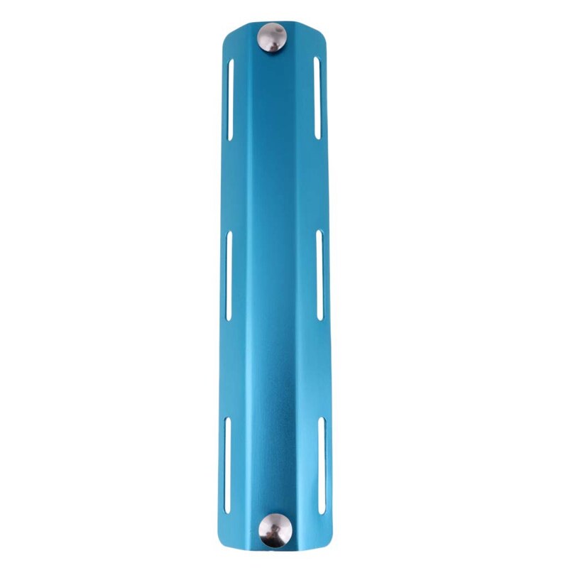 Aluminiumslegering dykking enkel tank adapter med bolter og muttere for dykking bcd bakplate: Blå