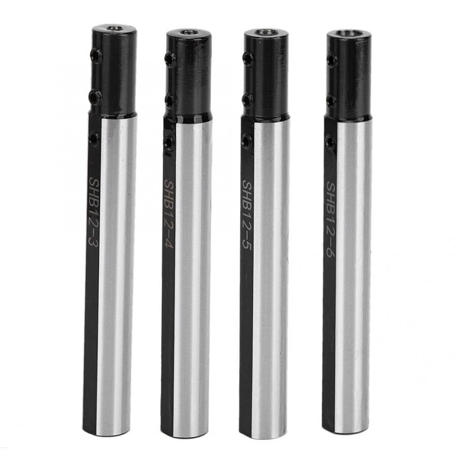 SHB12 10L Small Bore Boring Bar High Speed Steel Lathe Extension Tool Holder Small Hole Bracket For CNC Turning Milling Machine