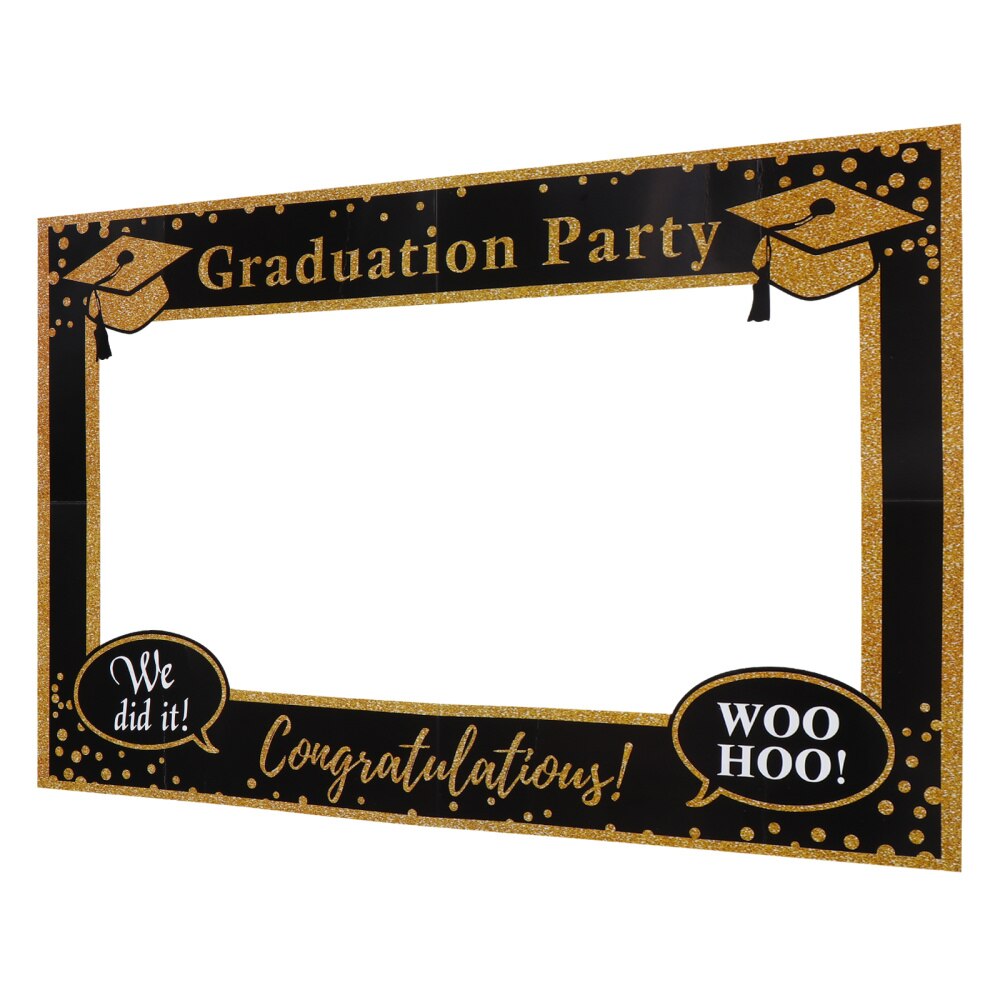 1pc Graduation Party Paper Photo Booth Frame Photography Supply
