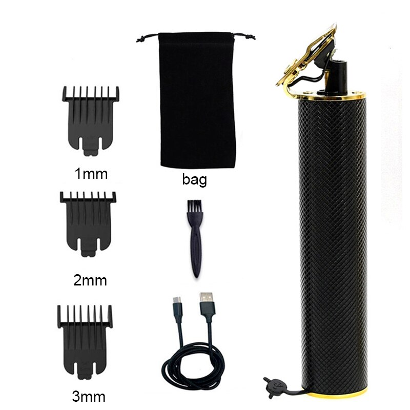 Kemei 1971 – tondeuse à cheveux sans fil tondeuse à barbe Pro li-outliner pour hommes, rasage à 0mm, finition USB, Machine de coupe de cheveux: 1971B no box