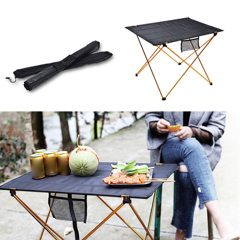 Utomhusduk skrivbord hopfällbart bord bärbar camping campingbord stallbord utomhus picknickduk i aluminium
