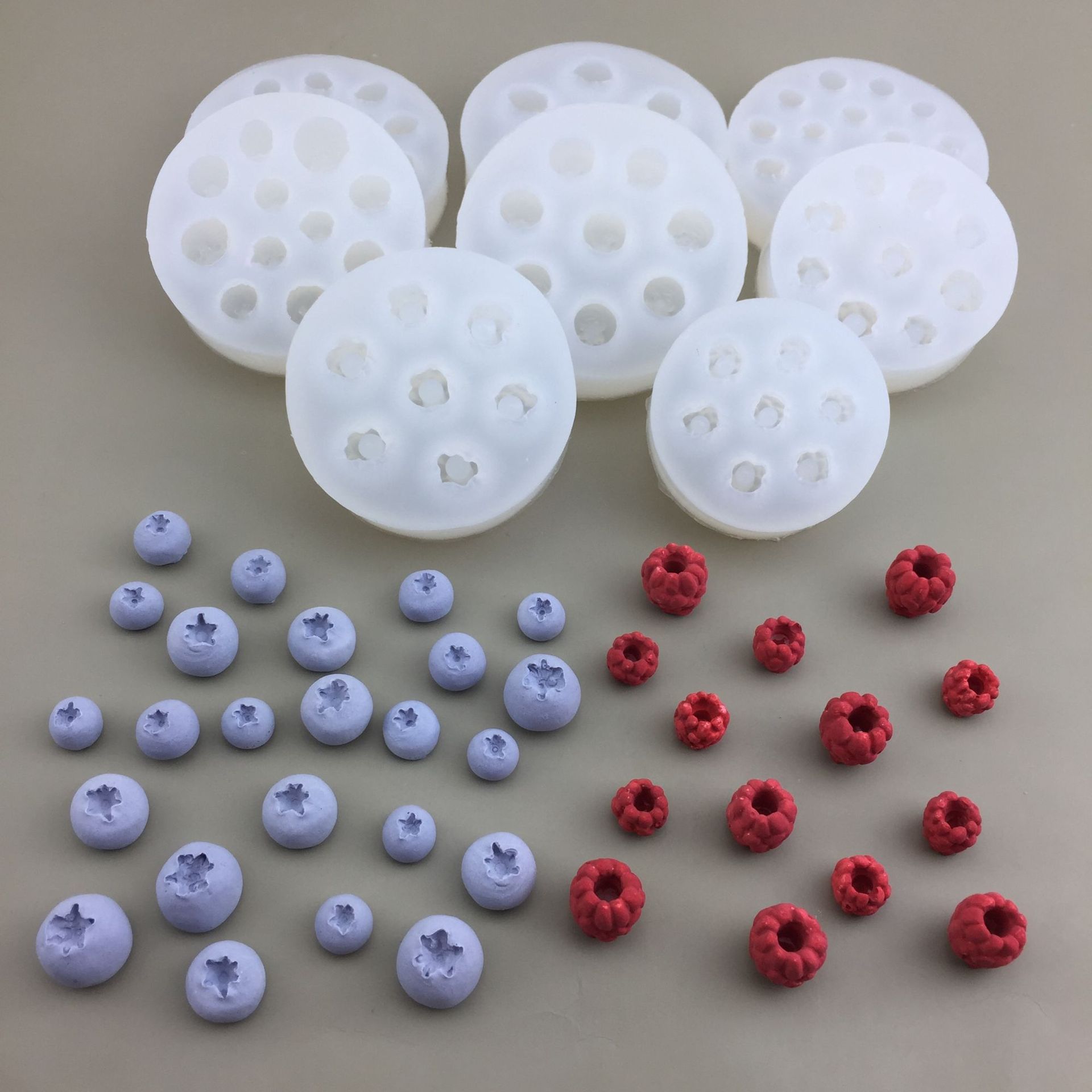 Nuova simulazione candela di frutta stampo in silicone 3D mirtillo lampone a forma di fondente stampo fai da te cioccolato stampo da forno strumento di decorazione della torta