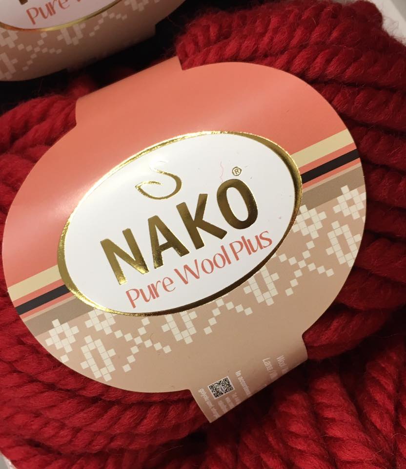 Wool Knitted Yarn - 16 Color Options - 30 Meters(100gr) - Knitting Yarn Ball - Nako Pure Wool Plus - Cardigans - Sweaters - Shawls - Beanie - Scarf - Berets - Poncho - Autumn - Winter - DIY