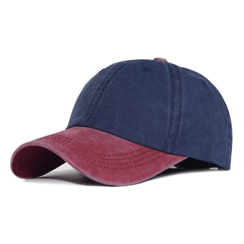 Wassen Splitsen Soft Top Verstelbare Mannen Dad Hoed Shading Zomer Outdoor Zon Bescherming Unisex Hip Hop Baseball Cap Snapback: 4