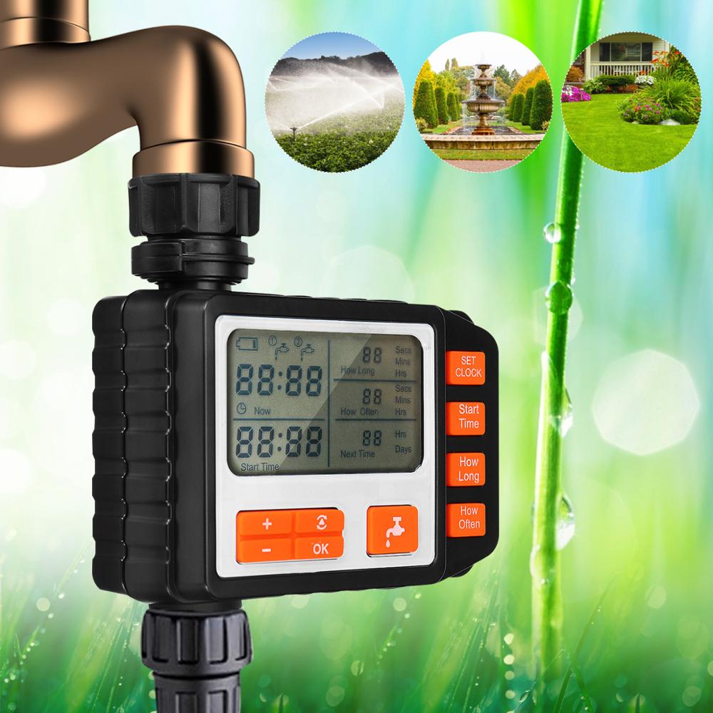 Automatic Electronic Water Timer Irrigation Hose Watering Garden Plant System