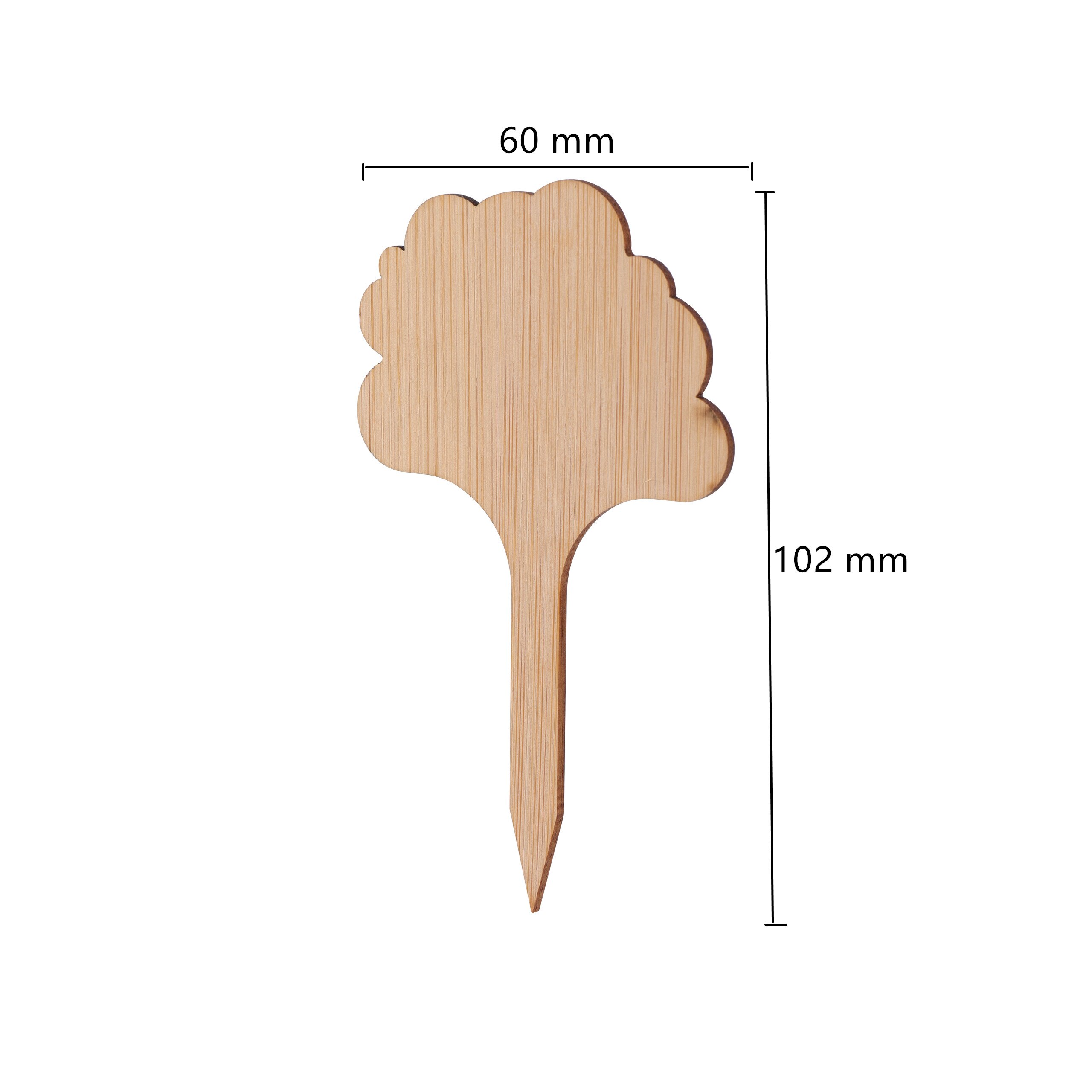 5 Pcs Bamboo Plant Marking Label Potted Plants Nurseries Succulents Flowers Vegetables Seedling Markers Gardening Marking Card: PURPLE
