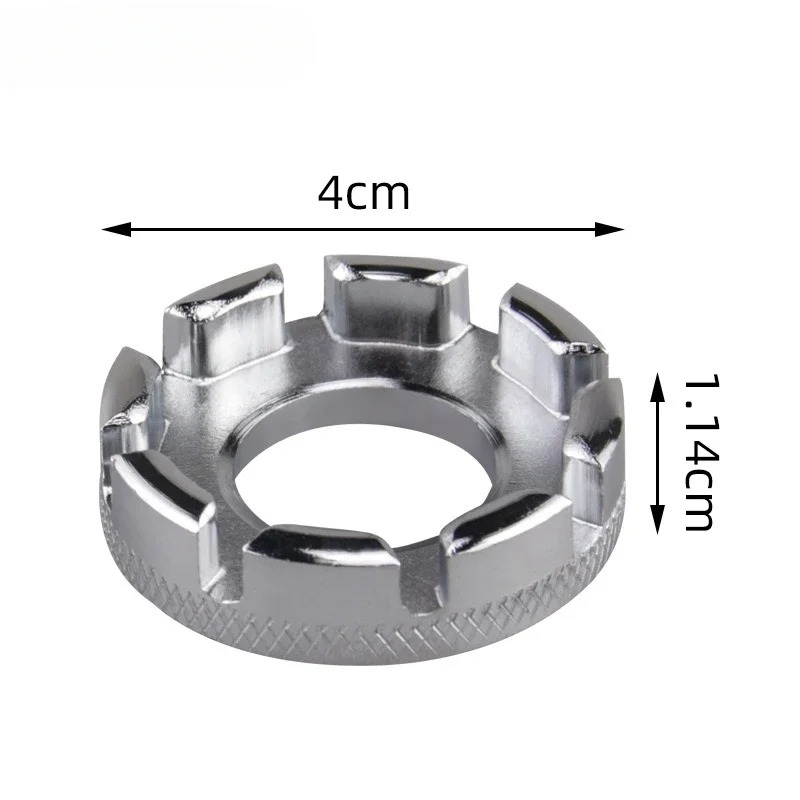 Steel Wire Wrench Spoke Tire Repair Tool Set Universal 8 Port Wheel Disassembly Chain Bike Maintenance Kit