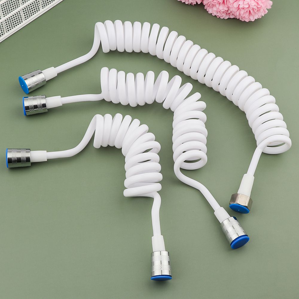 Accessories Flexible Telephone Line Style Toilet Bidet Spring Shower Hose Bath Sprayer Connect Pipe Water Plumbing