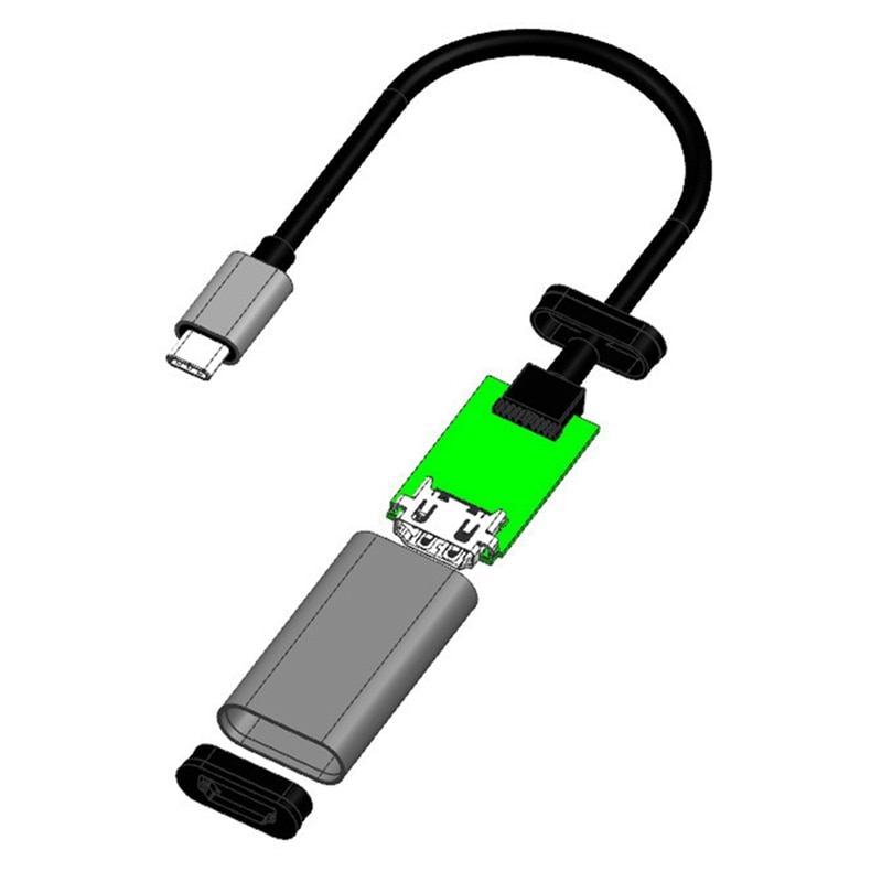 USB C to HDMI Adapter [4K @ 60Hz], USB Type C to HDMI HD Video Conversion Cable Adapter