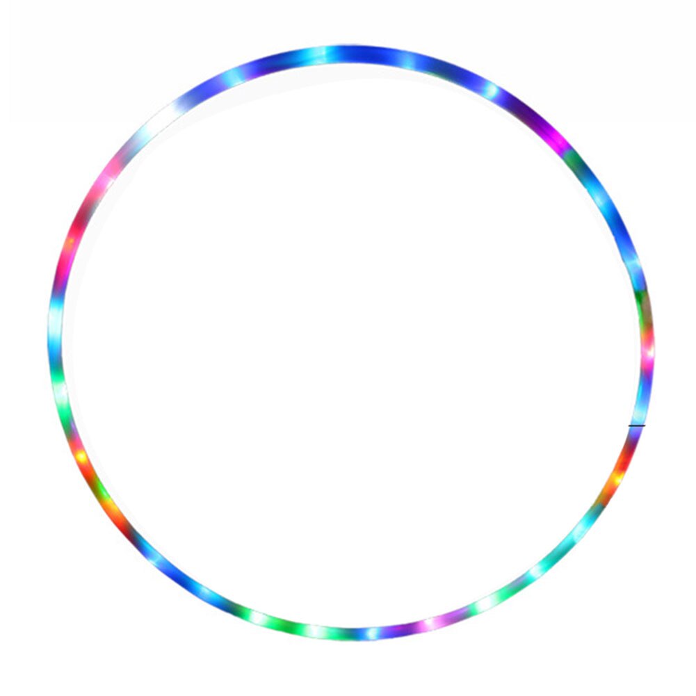 Fitnesscirkel lichtgewicht led-licht voor thuis, binnen, dansen, vetverlies, sportschool, yoga, gezin, voor kinderen, volwassenen, afneembaar, multikleurveranderend