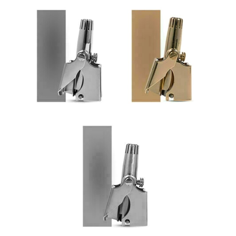 Stainless Steel Manual Nose Trimmer for Shaving Ear Hair Removal Shaver Face Care Men Washable Device