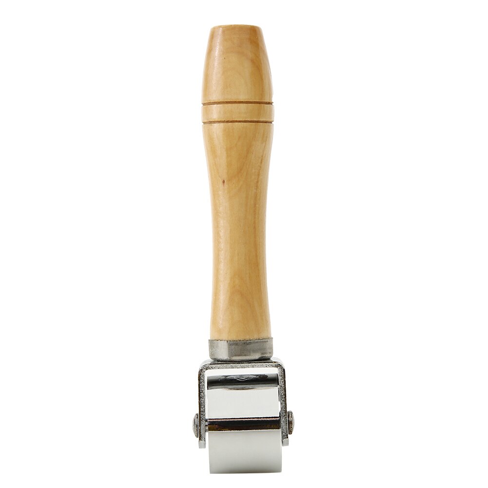 26/60/100mm diy læderlim kanter laminering hjul læder håndværk rulle håndværk håndlavet krølleværktøj gyldent håndværk glattere: 26mm hvide