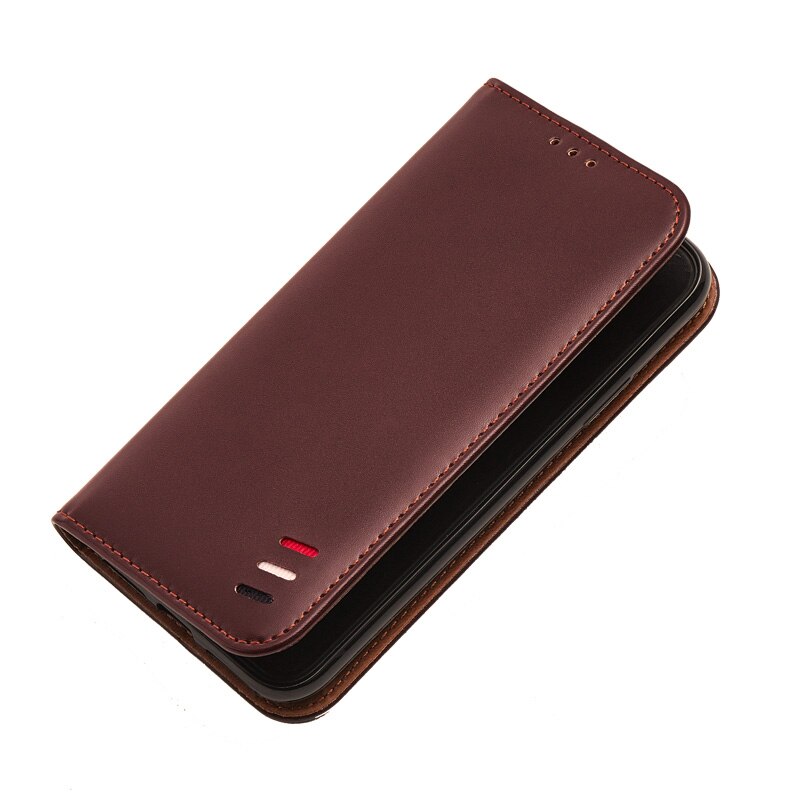 Funda tipo billetera para Huawei Honor 7A, funda para teléfono Honor 7C, Funda de cuero de lujo con soporte para libro, funda con tapa, funda para Huawei 7A Pro 7C: Honor 7C (5.9inch) / Chocolate