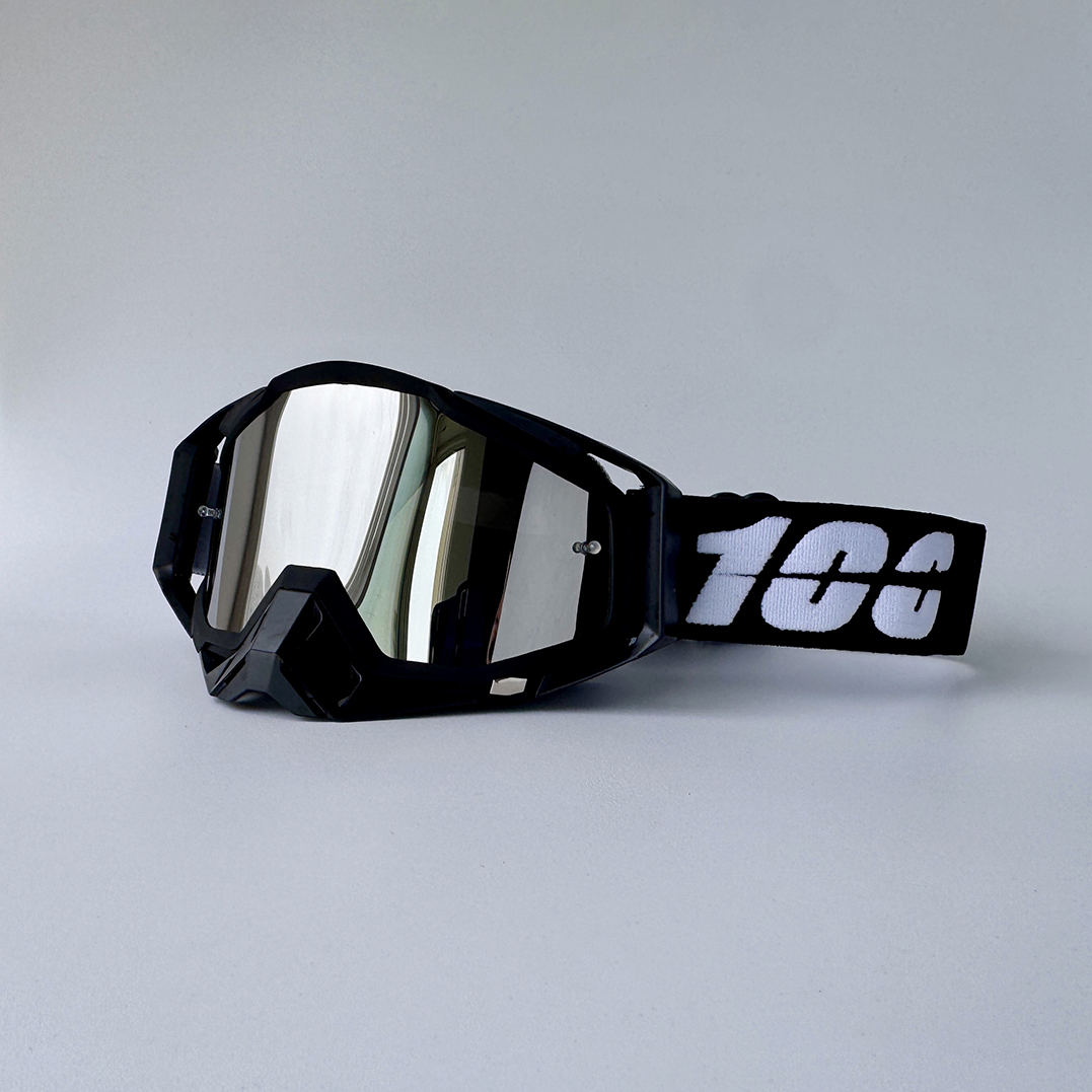 100 Motocross-Brille, HD-Linse, Motorrad-Antibeschlag-Brille, Sport, winddicht, schützt Reiten, Männer und Frauen, Moto, MX, MTB-Sonnenbrille: Brown