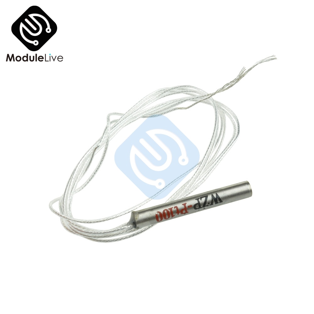 PT100 Platinum Resister Temperature Sensor Waterproof Temp Probe -20~450 Celsius