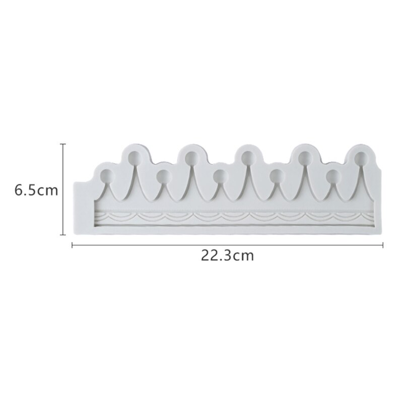 Varios molde de corona Imperial molde de silicona Fondant herramienta de decoración de pasteles Gumpaste Sugarcraft, formas de Chocolate hornear: YX0063